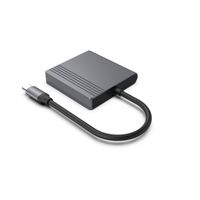 Док станція USB-C 3-в-1 (USB/HDMI/PD), сірий