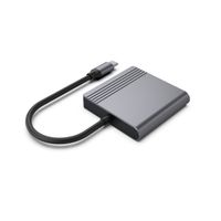 Док станція USB-C 3-в-1 (USB/HDMI/PD), сірий
