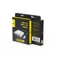 Док станція USB-C 3-в-1 (USB/HDMI/PD), сірий