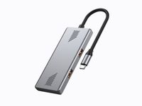 Gembird
Хаб на 4 порти 2xUSB 3.2,2xUSB-C, метал, сріблястий
