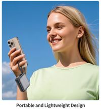 Портативний зарядний пристрій, 10000 mAh, PD 35 Вт, сірий