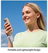 Портативний зарядний пристрій, 10000 mAh, PD 35 Вт, сріблястий