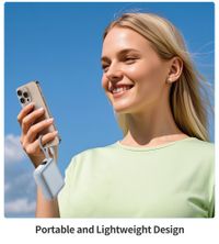 Портативний зарядний пристрій, 10000 mAh, PD 35 Вт, блакитний