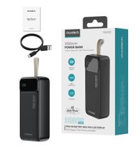 Портативний зарядний пристрій, 30000 mAh, PD 22,5 Вт, чорний