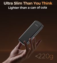 Портативний зарядний пристрій, 10000 mAh, PD 12 Вт, чорний