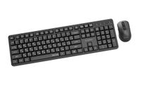 Бездротовий комплект (клавіатура + миша), Silent Key Pro Business, чорний