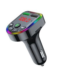 Автомобільний приймач 3-в-1 з FM радіопередавачем та зарядним пристроєм USB, чорний