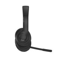 Гарнітура бездротова 2.4GHz+Bluetooth v5.3+AUX 4-Pin, чорна