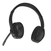 Гарнітура бездротова 2.4GHz+Bluetooth v5.3+AUX 4-Pin, чорна