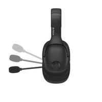 Гарнітура бездротова 2.4GHz+Bluetooth v5.3+AUX 4-Pin, чорна