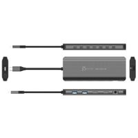 Мультиадаптер USB-C 5-в-1 (хаб/HDMI/PD/LAN/Audio)