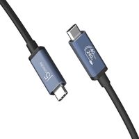 Кабель USB4 40Gbps, 240W(48V5A), 8K60Hz, C-тато/C-тато, 0,8 м, преміум