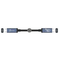 Кабель USB4 40Gbps, 240W(48V5A), 8K60Hz, C-тато/C-тато, 0,8 м, преміум