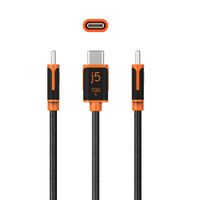 Кабель USB 2.0 480Mbps, 100W(20V5A), C-тато/C-тато, 3 м, преміум