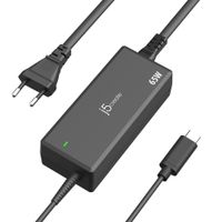 J5create
Мережевий зарядний пристрій,1 USB-C, 65Вт,/PD