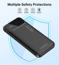 Портативний зарядний пристрій, 10000 mAh, PD 22,5 Вт, чорний