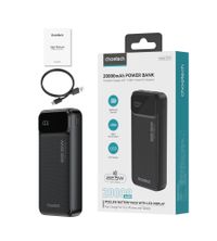 Портативний зарядний пристрій, 20000 mAh, PD 22,5 Вт, чорний