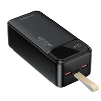 Портативний зарядний пристрій, 40000 mAh, PD 22,5 Вт, чорний