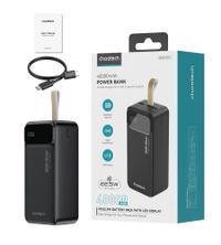 Портативний зарядний пристрій, 40000 mAh, PD 22,5 Вт, чорний