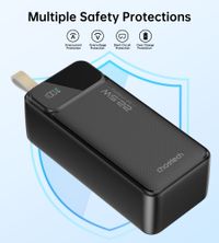 Портативний зарядний пристрій, 40000 mAh, PD 22,5 Вт, чорний