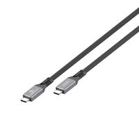 Кабель USB4 40Gbps, 240W(48V5A), 8K60Hz, C-тато/C-тато, 0,3 м, преміум
