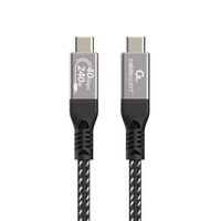 Cablexpert
Кабель USB4 40Gbps, 240W(48V5A), 8K60Hz, C-тато/C-тато, 0,5 м, преміум