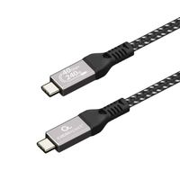 Кабель USB4 40Gbps, 240W(48V5A), 8K60Hz, C-тато/C-тато, 0,5 м, преміум