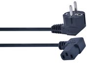 Кабель силовий, CEE7/7-C13, 90 градусів, довжина 1.8 м, VDE, 3*0.75 мм кв.