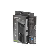 Портативний зарядний пристрій, 10000 mAh, PD 20 Вт, чорний