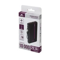 Портативний зарядний пристрій, 10000 mA, QC/PD 22,5 Вт, чорний