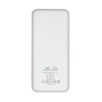 Портативний зарядний пристрій, 10000 mA, білий