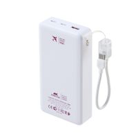 Портативний зарядний пристрій, 20000 mA, QC/PD 22,5 Вт, білий