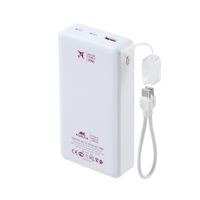 Портативний зарядний пристрій, 20000 mA, QC/PD 22,5 Вт, білий