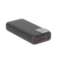Портативний зарядний пристрій, 20000 mA, QC/PD 22,5 Вт, чорний