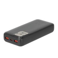 Портативний зарядний пристрій, 20000 mA, QC/PD 22,5 Вт, чорний